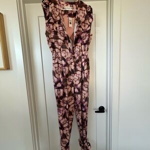 Anthropologie Multicolor Patterned Jumpsuit